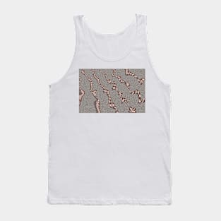 Rose Gold Abstract Texture Tank Top